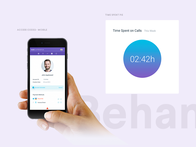 Conference Calling - Behance Case Study