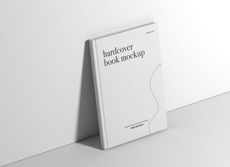 Simple backdrop highlighting the book cover design